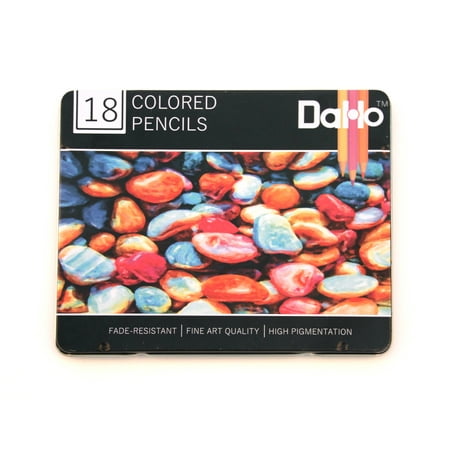 DaHo 18 Premium Colored Pencils (Colorful Rocks)