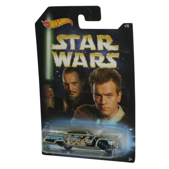 Star Wars Hot Wheels (2017) Fish'd & Chip'd Qui-Gon Jinn & Obi-Wan Kenobi Toy Car 1/8