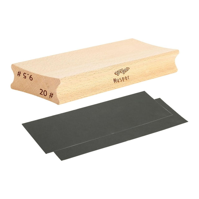 Accesorios para bloques de lijado de radio de diapasón de guitarra con 2 papeles de lija fáciles de usar 95 a 20