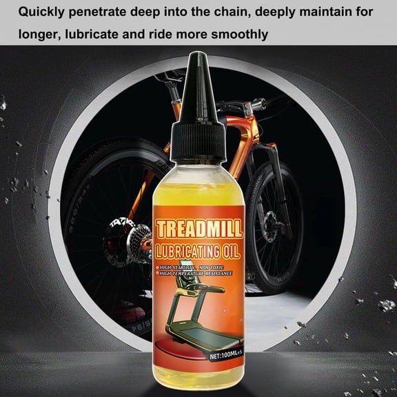 CHENjy Treadmill Belt Lubricant Silicone Lube 100ml Kit with Applicator Tubes - High-Temperature Stable, Odorless, Reduces Noise & Extends Life for Home and Commercial Gyms