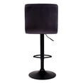 thumbnail image 4 of Bronte Living Leatherette Bar Stool with Adjustable Height, 360 Swivel Design, Comfortable Mid-Backrest, Pedestal Base with Footrest for Kitchen, Pub - Series Clementine - Set of 2, 4 of 8