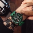 thumbnail image 3 of MEGIR Fashion Sports Quartz Watch Men Large Dial Silicone Wristwatch Waterproof Luminous Chronograph, 3 of 9