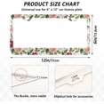 thumbnail image 2 of Watercolor Flowers License Plate Frame, Aluminum Car Tag Frames, 2 Pack Universal Car License Plate Covers with 2 Holes and Screws Decorative, 2 of 7