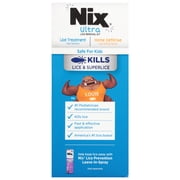 Nix Ultra Lice Removal Kit, 3.4oz Lice Treatment Hair Solution & Comb + 5oz Home Bedbug Spray, 1 Kit