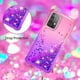 thumbnail image 4 of Funda para Samsung Galaxy A52 5G/4G Transparente con Brillos Carcasa Protectora Antigolpes con Glitter Brillante, 4 of 5