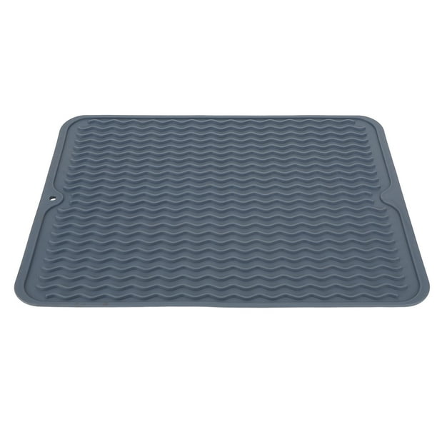 Almohadilla para secar platos, estera para secar platos, estera de secado suave, escurridor de platos, diseño exquisito