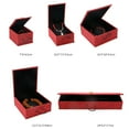 thumbnail image 3 of Retro Linen Wooden Buckle Jewelry Gift Box Ring Bracelet Bead Storage Container, 3 of 8