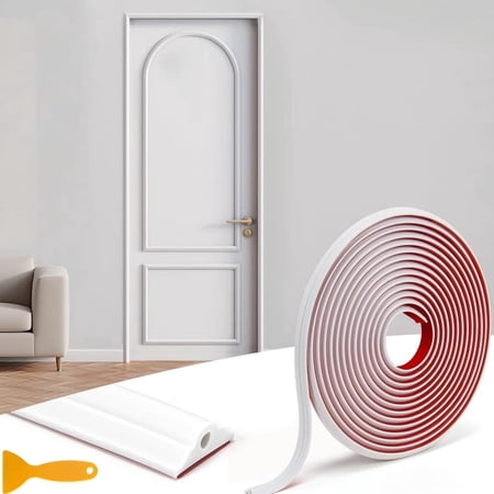 ouhos 30Ft Flexible Peel and Stick Crown Molding Trim Self-Adhesive Panel Moulding Decor Lines for Wall Door Cabinet Frame Mirror Window Borders & Home DIY White