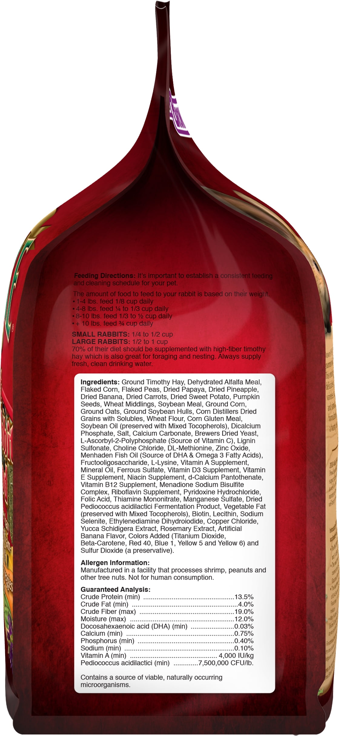 Encore Gourmet Foraging Feast Pet Rabbit Food, 4 lb.