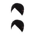 thumbnail image 3 of Diademas de moda Qarigey Estilo simple Colores surtidos Negro 2piezas, 3 of 5