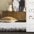 thumbnail image 4 of Safavieh Glory Maksim Abstract Shag Runner Rug, Ivory/Beige, 2'3" x 8', 4 of 10