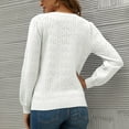 thumbnail image 4 of Women's Autumn And Winter Long Sleeve Solid Comfortable Tops, 4 of 6