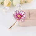 thumbnail image 2 of fuxzkrlz Women Brooch Gradient Enamel Flower Design Brooch Suit Lapel Sweater Dress Coat Badge Weddings Parties Daily Wear, 2 of 6