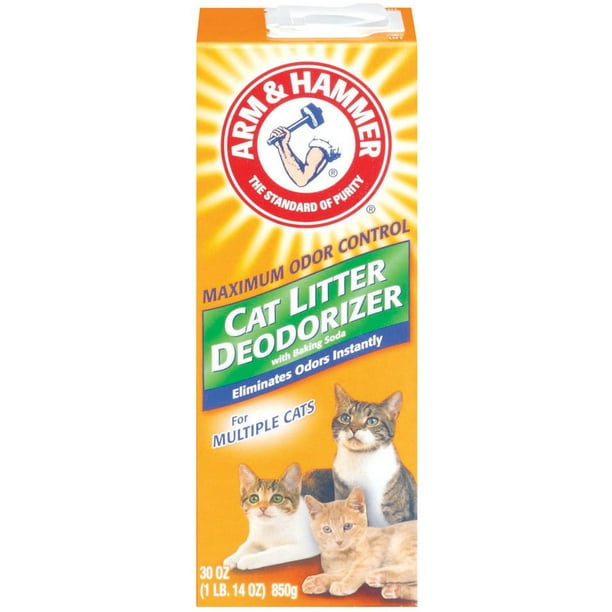 Arm & Hammer 15027 Cat Litter Deodorizer Powder, 30 oz, Box
