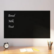 Wall-mounted Magnetic Board Black 39.4"x23.6"?Tempered Glass