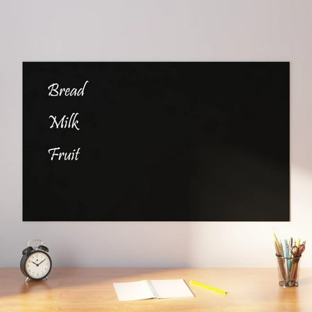 Wall-mounted Magnetic Board Black 39.4"x23.6"?Tempered Glass
