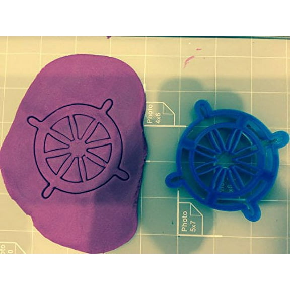 Ship wheel cookie cutter- Fast Shipping - Sharp Edges - Exceptional Quality