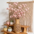 thumbnail image 5 of Artificial Peach Blossom Branch Faux Silk Flower Stem Realistic Decorative Branch Flexible Shapeable Design Long Lasting No Maintenance Home Vase Display for Living Room Bedroom Wedding Decor, 5 of 6