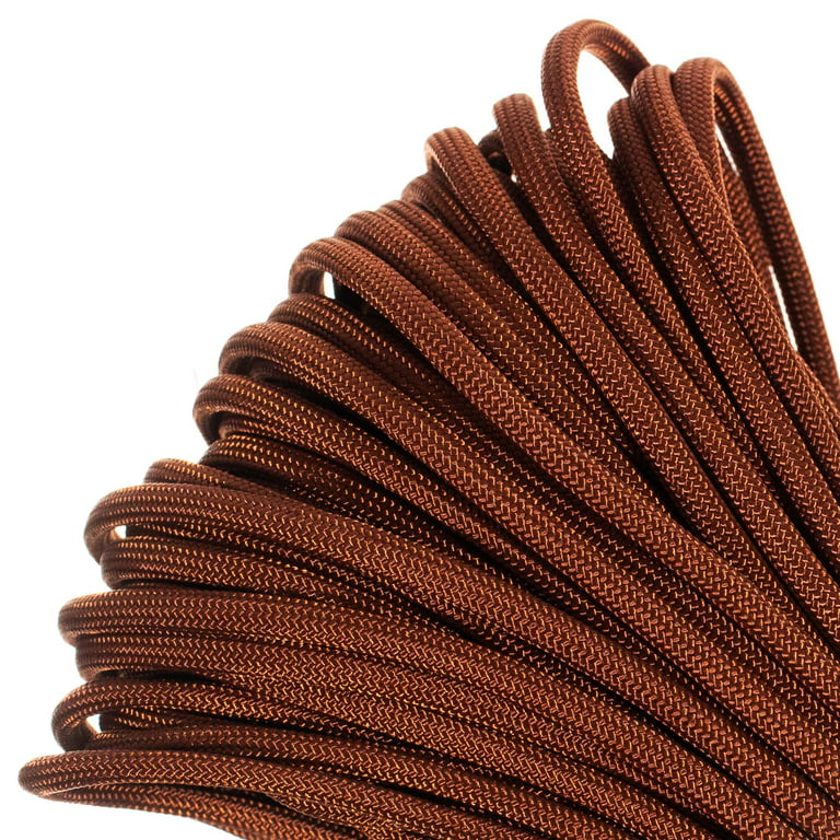 Paracord Planets 550 lb Paracord Spools 1000 & 250 Foot Spools Multiple Colors Tactical Cord Climbing, Camping, Outdoor Sports, Brown