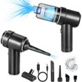 thumbnail image 1 of Aspiradora para automóvil, motores cepillados para un rendimiento confiable, forma ergonómica para mayor comodidad durante el uso, batería recargable que garantiza flexibilidad, luces LED que guían, 1 of 5