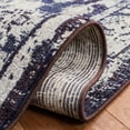 thumbnail image 6 of SAFAVIEH Area Rug 6'7"x9'2" - Monaco Collection - Traditional Design, Ivory & Navy, Ideal for Living Room, Bedroom, Dining Space, 6 of 10