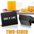thumbnail image 4 of 20pcs 4 X 3 Inches Mini Chalkboard Table Tent Sign Chalkboard Buffet Tags Food Label For Party Tabl, 4 of 5