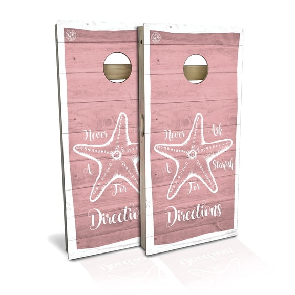 Skip's Garage | Starfish Cornhole Board Set | Includes Boards & Bags | Choose Your Size & Accessories