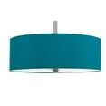 thumbnail image 3 of 60W X 4 Lonoke Pendant Fixture With Hardback Drum Shade, Aqua Blue, 3 of 3
