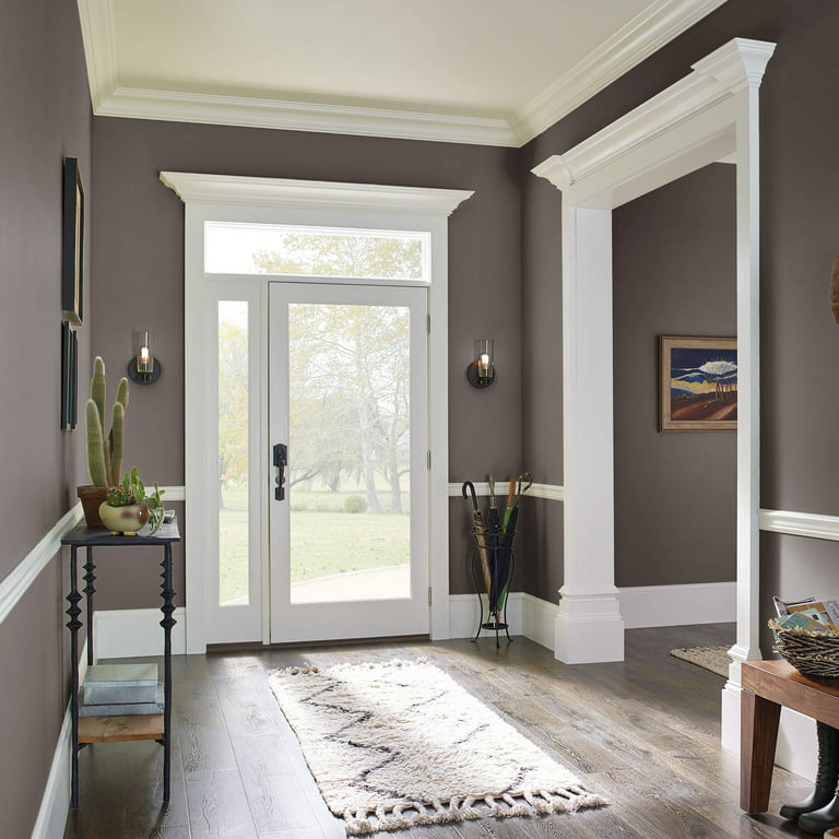 KILZ Complete Coat Paint & Primer, Interior/Exterior, Flat, Black