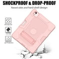 thumbnail image 3 of Dteck Case for iPad Pro 11 inch 4th 3rd 2nd Gen,iPad Air 4th 5th Gen 10.9" Shockproof Rugged 3-Layer Protection Case Kickstand Cover for iPad Pro 11" 2022/2021/2020/2018,Rosegold, 3 of 5