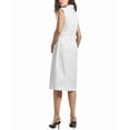 thumbnail image 2 of Derek Lam 10 Crosby womens  Nera Ruched Button Down Dress, 4, White, 2 of 5