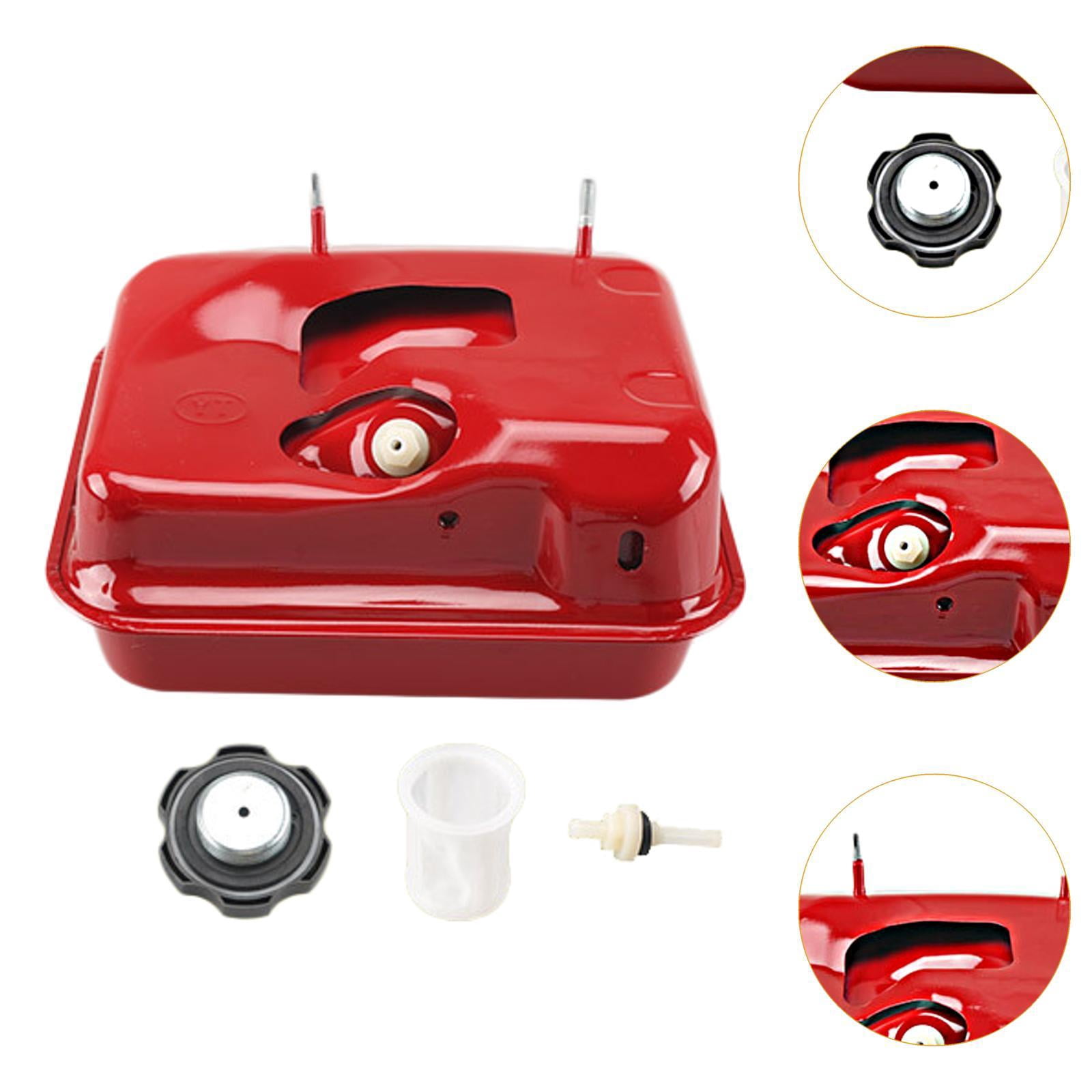 Zxpjkyu Gas Tank Car Portable Petrol Oil Boat Tank for Road Cutting Machine 88F9 Red