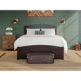 thumbnail image 5 of Warren, Solid Wood Platform Bed with Footboard, Queen, Espresso, 5 of 5