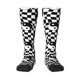 thumbnail image 1 of Balery Ying Yang Checkered Calcetines novedosos Calcetines deportivos Calcetines hasta la rodilla Calcetines de algodón Calcetines originales y geniales, 1 of 6