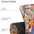 thumbnail image 4 of Yayeee Faucet Mat for Kitchen Sink 30" Diatomite Long Splash Guard Pad, Purple Cityscape Painting, 4 of 7