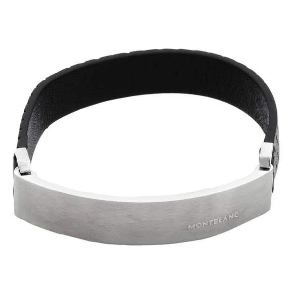 Montblanc Urban Spirit Leather Bracelet, Size 68