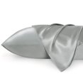 thumbnail image 1 of Rayón de bambú, gris 2 fundas de almohada suaves y transpirables con cierre de sobre Regalo para quienes duermen con calor en verano, 1 of 1