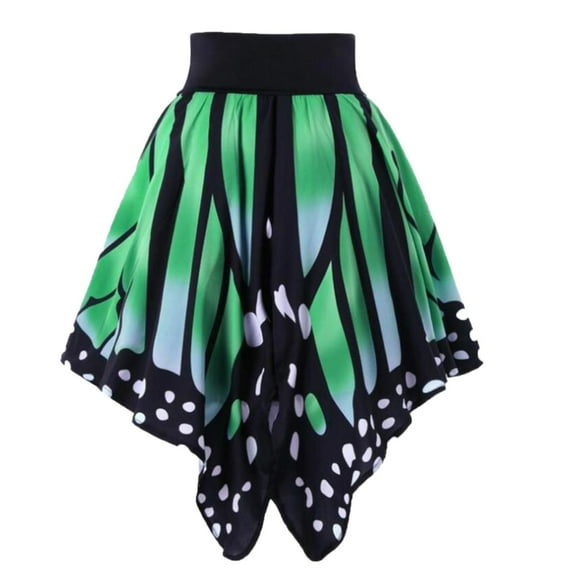 Angala Women Butterfly Fashion Girls Sexy High Waist Pleated Skirt Beautiful Cozy Women's Dress