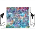 thumbnail image 1 of YUSDECOR Photopraphy Brick Backdrop Colorful Brick Backgrounds for Children Photo Studio Photography 7x5ft, 1 of 3