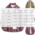 thumbnail image 3 of Men Plaid Flannel Shirt Long Sleeve Button Down Casual Vintage Lapel Overshirt Jacket Loose Fit Layered Top, 3 of 7
