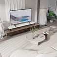 thumbnail image 2 of Dual monitor stand - Extra long and wide TV stand - Desktop riser - Office desk organization - Home office, 2 of 9
