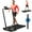 Black-2 in 1 Treadmill, variant on Simpfree 2 in 1 Under Desk Treadmill, Max 300lbs Capacity, Compact Electric Walking Pad/Treadmill for Home/Office with LED Touch Screen/Remote Watch |2s Folding | 0.6-7.5MPH (Red)