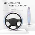 thumbnail image 5 of Disketp Rainbow Unicorn Party Elastic Microfiber Steering Wheel Cover for Truck,SUV,Cars,Universal 15 inch,Anti-Slip, 5 of 8