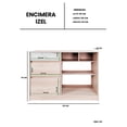 thumbnail image 4 of Gabinete Inferior de Cocina, Vajillero Minimalista, Mueble Organizador con Amplio Almacenamiento, Diseño Moderno y Duradero para Cocina., 4 of 4