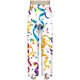 thumbnail image 4 of RKSTN Women's Carnival Pajamas Sets Oversized Lapel Mardi Gras Print Button Long Sleeve Sleepwear T Shirt and Pjs Pant 2 Piece Matching Set Casual Turndown Plus Size Pajama and Pants Loungewear Set, 4 of 9