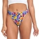 thumbnail image 1 of Balery The Garden Tricolor Pansy Flower Tangas de Algodón para Mujer con Estampado – Ropa Interior Sexy, Transpirable, G-string-4X-Large, 1 of 6
