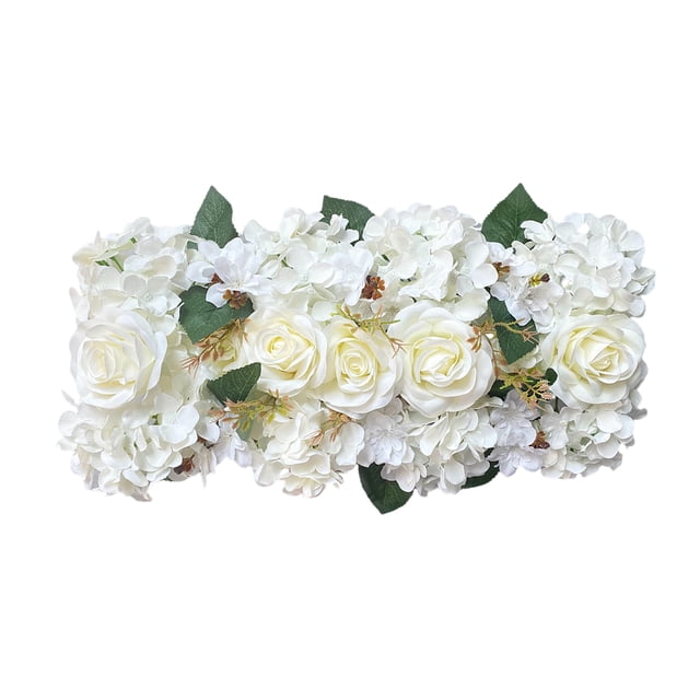 Nueva boda Arreglo floral de eucalipto de seda simulada Arreglo de decoración del de la boda T-Taiwán 1 Longitud 52 cm Ancho 28 cm Material: La cabeza de la flor es tela ANGGREK Otros