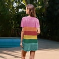 thumbnail image 5 of Women's Crochet Blouse Summer Bikini Knitted Beach Skirt, 5 of 6