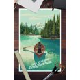 thumbnail image 2 of Lake Siskiyou, California, Quiet Explorer, Boating, Mountain (12x18 Wall Art Poster, Room Decor), 2 of 3