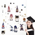 thumbnail image 4 of 2022 Graduation Window Clings 9 Sheets Gold And Black Congrats Grad Cap Diploma Graduation Congratulations Window Stickers Decals For Home School Graduation Party Supplies Glass D, 4 of 7